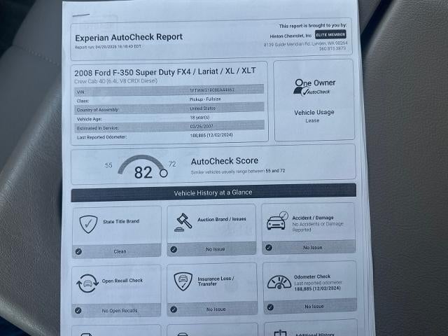 2008 Ford Super Duty F-350 SRW XL