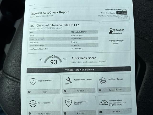 2021 Chevrolet Silverado 3500 HD LTZ