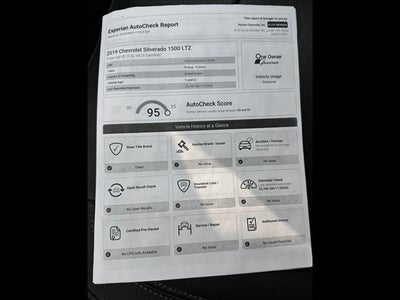 2019 Chevrolet Silverado 1500 LTZ