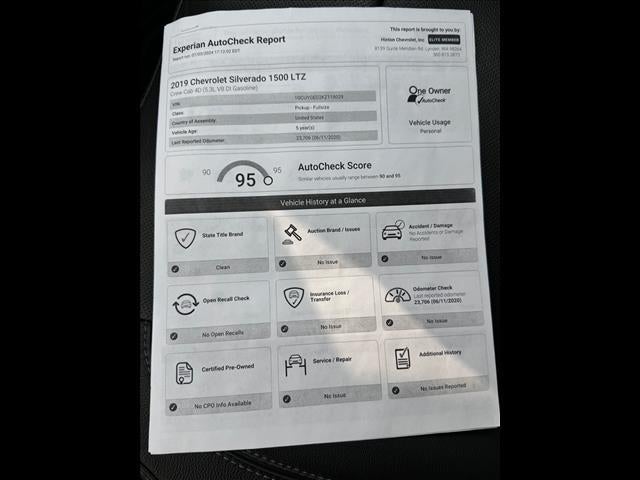 2019 Chevrolet Silverado 1500 LTZ