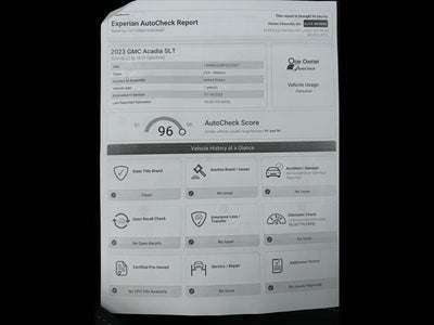 2023 GMC Acadia SLT