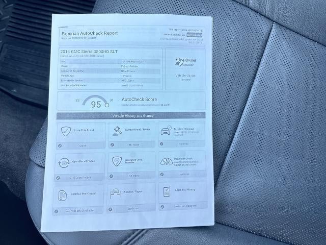 2014 GMC Sierra 3500 HD SLT