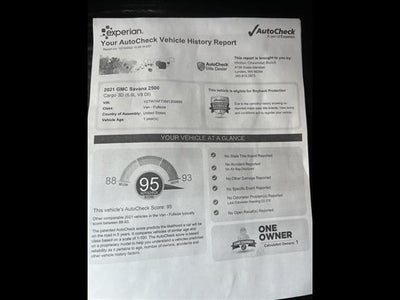 2021 GMC Savana Cargo 2500 Base