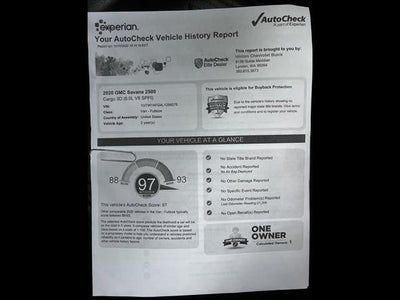 2020 GMC Savana Cargo 2500 Base