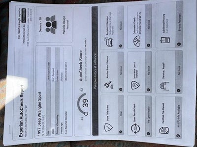 1997 Jeep Wrangler Sport