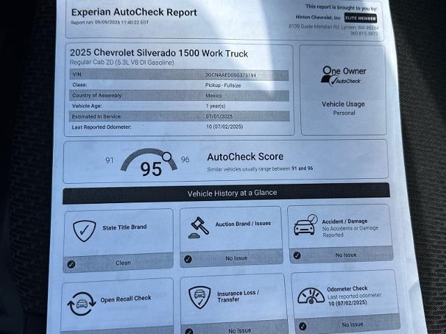 2025 Chevrolet Silverado 1500 WT