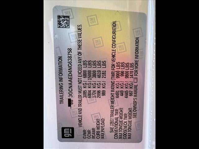 2022 Chevrolet Silverado 1500 WT