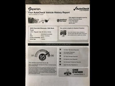 2020 Chevrolet Silverado 1500 WT