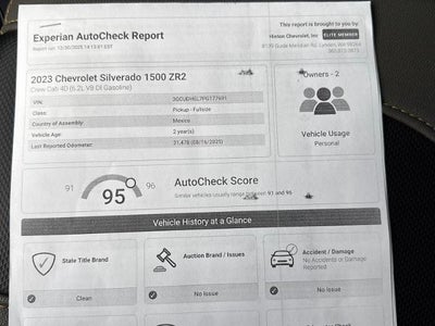 2023 Chevrolet Silverado 1500 ZR2