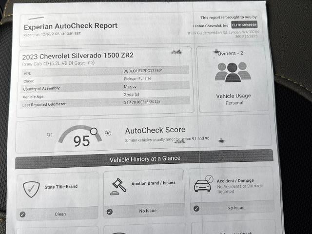 2023 Chevrolet Silverado 1500 ZR2