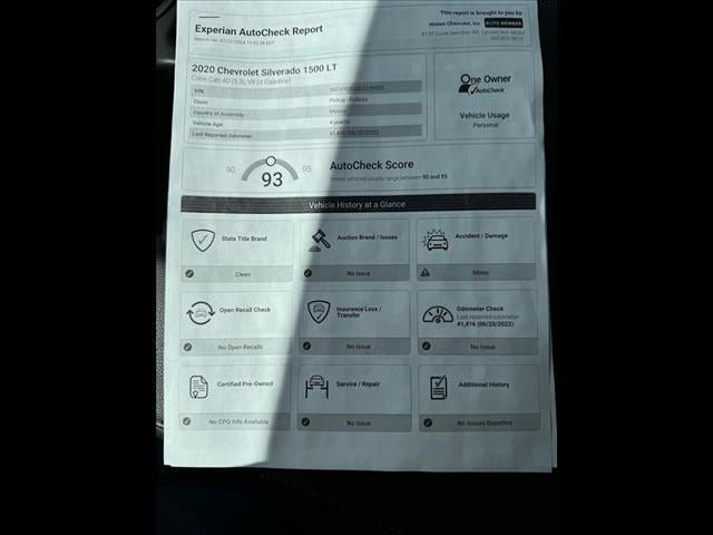 2020 Chevrolet Silverado 1500 LT