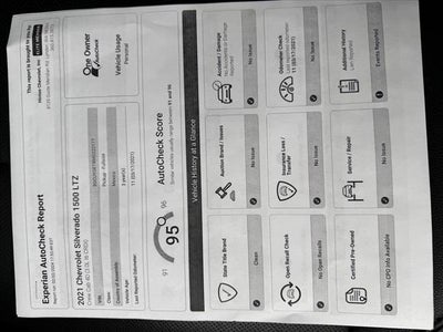 2021 Chevrolet Silverado 1500 LTZ