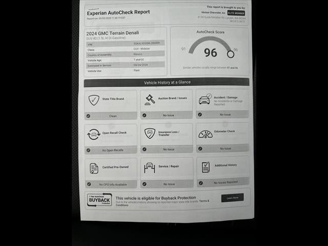 2024 GMC Terrain Denali