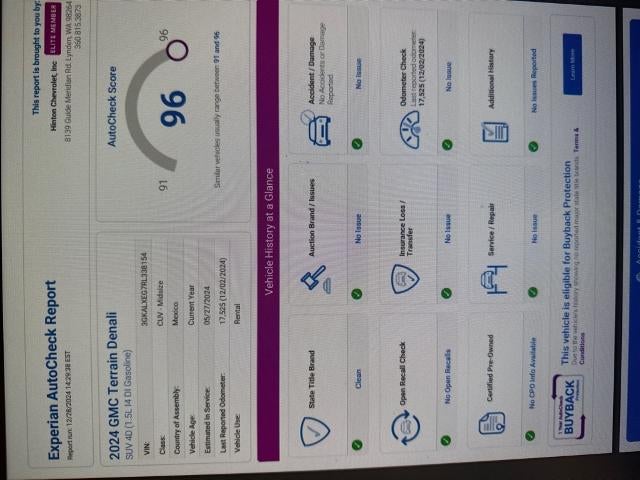 2024 GMC Terrain Denali