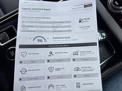 2022 Lincoln Aviator Standard